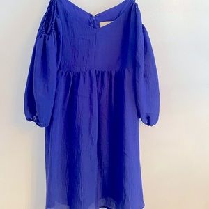 Royal blue dress